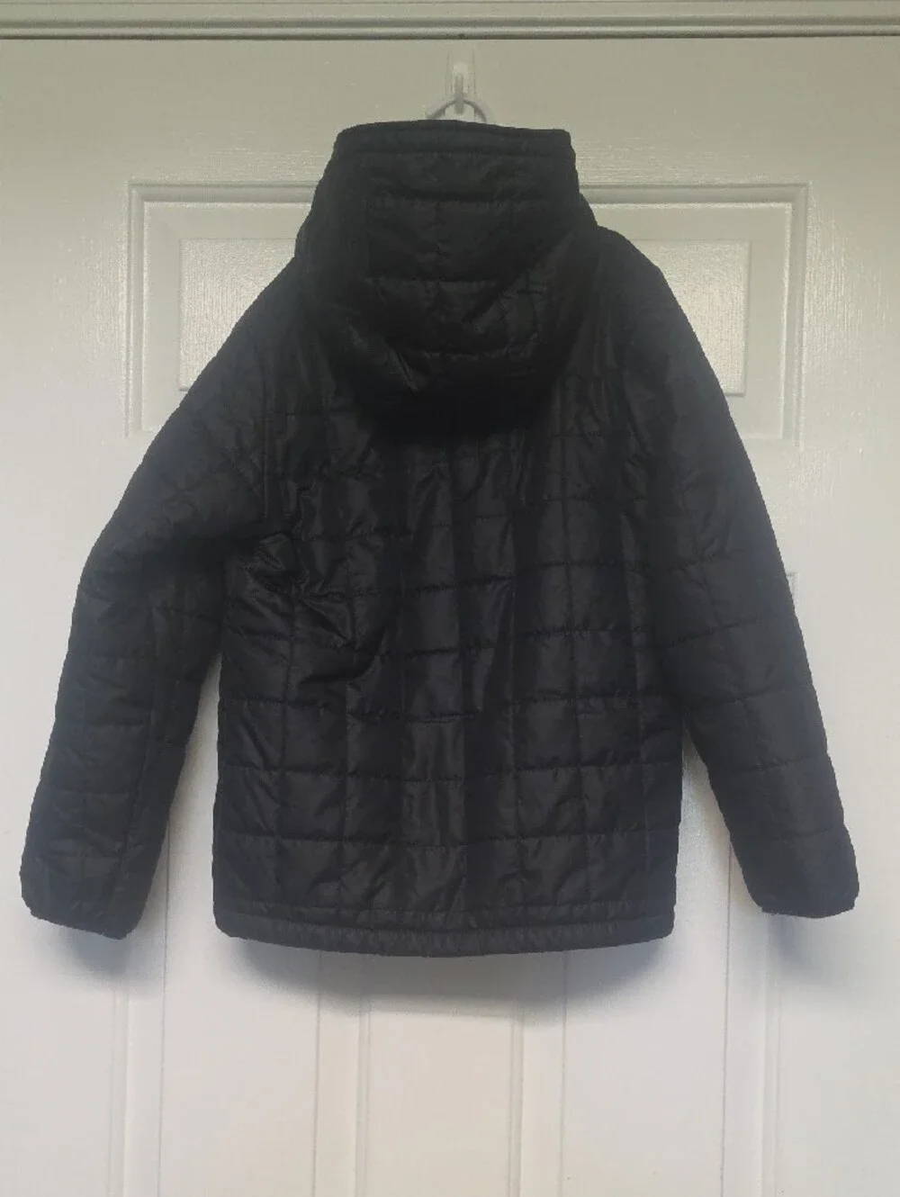 Columbia Black Quilted Kids Hooded Winter Jacket